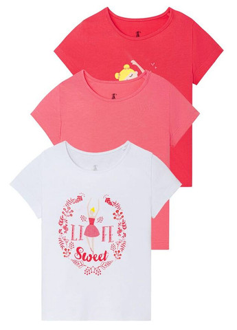 Комбінована футболки для дівчинки (4 шт) Lidl
