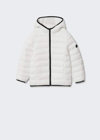 Белая демисезонная демисезонная куртка для девочки 9369 122 см белый 70363 Mango