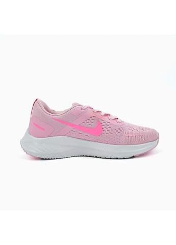 Розовые демисезонные кроссовки женские zoom x pink white, вьетнам Nike