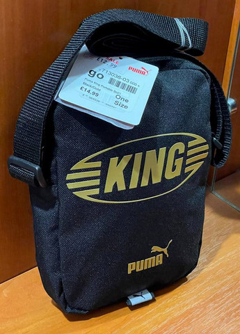 Небольшая сумка на плечо борсетка Puma king portable cross body bag black (272157238)