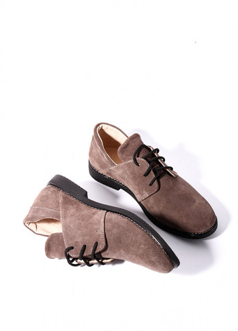 Жіночі замшеві туфлі коричневого кольору Villomi (259663533)
