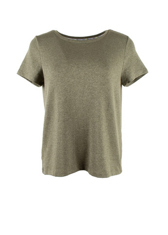 Хаки (оливковая) летняя женская футболка heart 240921-001399 Street One