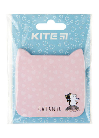 Блок паперу з клейким шаром - Catanic колір рожевий ЦБ-00230294 Kite (261550659)