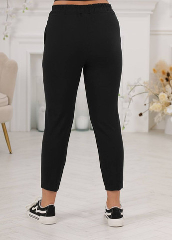 Жіночі штани-джегінси колір чорний р.50/52 441982 New Trend (263134297)