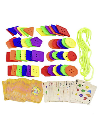 Игра - Шнуровка "Пуговица" цвет разноцветный ЦБ-00239151 Fun Game (271824846)