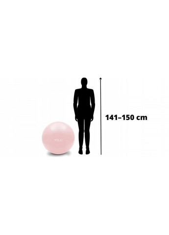 М'яч для фітнесу (фітбол) 55 см Anti-Burst 4FJ0398 Pink 4FIZJO (259567465)