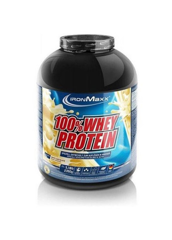100% Whey Protein 2350 g (банка) /47 servings/ White Chocolate Ironmaxx (268736377)