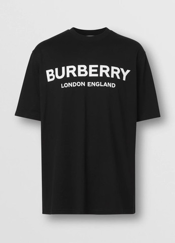 Чорна футболка Burberry