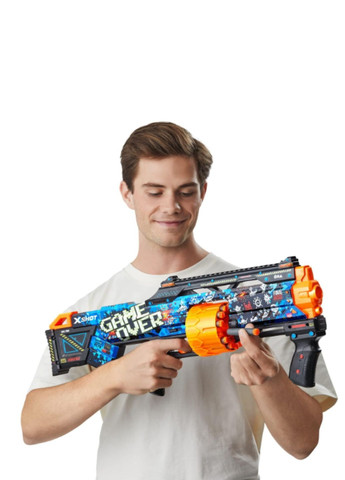 Быстрострельный бластер X-Shot Skins Last Stand, 16 дротиков в барабане, от 8 л Zuru (269130611)