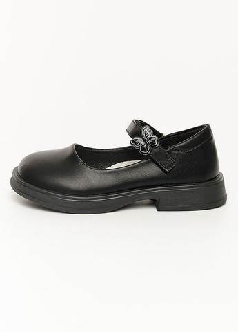 Черные туфли для девочек цвет черный цб-00221575 Мышонок