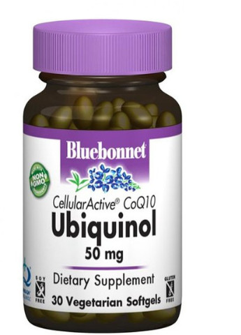 Cellular Active Ubiquinol 50 mg 30 Veg Softgels Bluebonnet Nutrition (256724420)