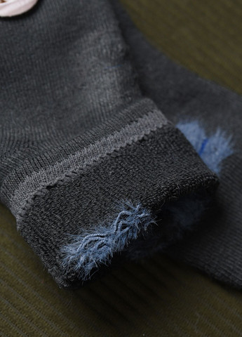 Шкарпетки дитячі махрові для хлопчика темно-сірого кольору Let's Shop (269387619)