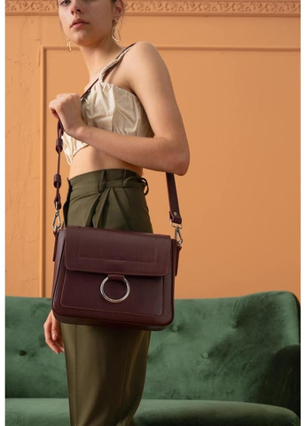 Женская кожаная сумка Jessie бордовая TW-JESSIE-VIN The Wings (263519027)