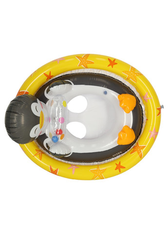 Надувной детский одноместный круг плотик ходунки с трусиками для детей для пляжа бассейна 74х58 см (474731-Prob) Пингвин Unbranded (259522573)