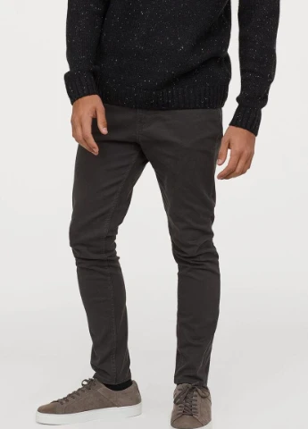 Темно-серые брюки H&M