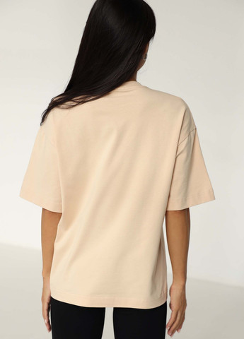 Персикова футболка жіноча базова, нюдовий German Volf