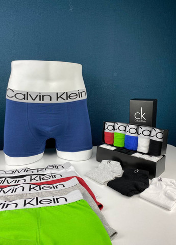 Набір боксерів 5 штук з лого Calvin Klein Vakko (257676078)