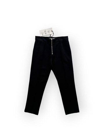 Черные коктейльный, спортивные, классические, повседневный, кэжуал, джинсовые, нарядные демисезонные укороченные, прямые брюки To Be Too