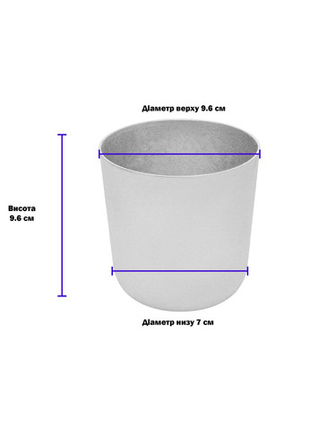 Форма для выпечки пасок, пасхальных куличей, хлеба и кексов 500 мл Полімет (265911524)
