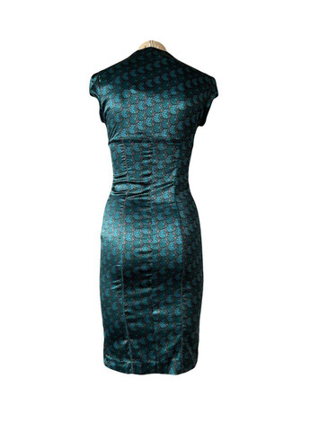 Бирюзовое кэжуал платье Miss Sixty с абстрактным узором