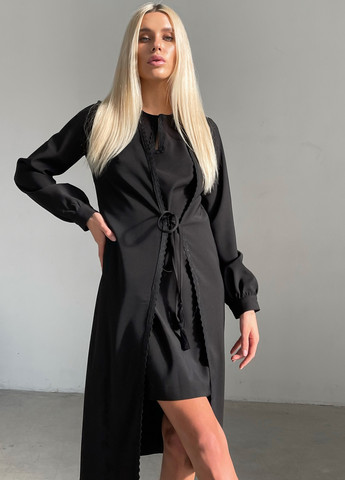 Черное платье Nenka однотонное
