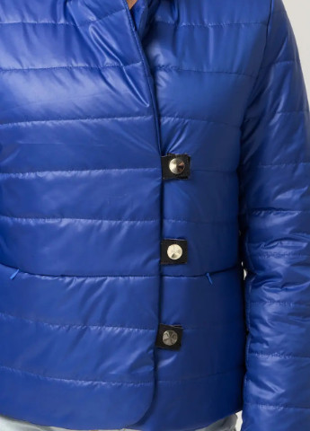 Синяя демисезонная модные женские куртки демисезонные SK