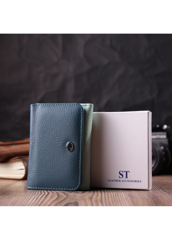 Красочный женский кошелек из натуральной кожи 22493 Разноцветный st leather (278001020)