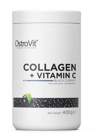 Collagen And Vitamin C 400 g /40 servings/ Black Currant Ostrovit (257342486)