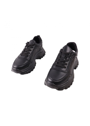 Чорні кросівки жіночі чорні натуральна шкіра FARINNI 515-23DK