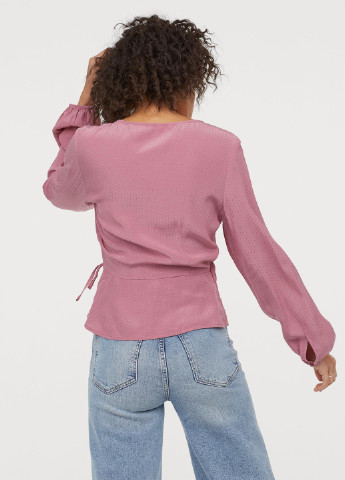 Темно-розовая блуза демісезон,темно-рожевий, H&M