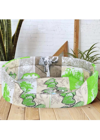 М'яка ліжка ліжко спальне місце з бортиками для сну відпочинку кішок будь-якого розміру та породи 52x42x16 см (474718-Prob) Unbranded (259498394)