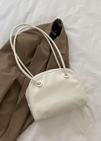 Жіноча сумка через плече 1673 біла No Brand (276470433)
