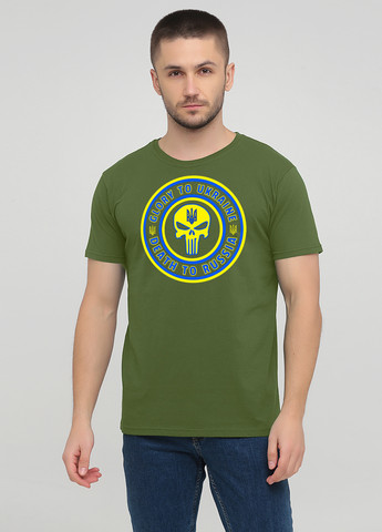Оливковая футболка мужская 385-24 оливковая Malta