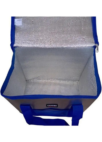 Термосумка сумка холодильник изотермическая термоизоляция для похода пикника плжа дачи на 25 л 37х34х20 см (474451-Prob) Синяя Unbranded (258486597)