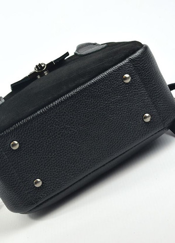 Замшева шкіряна маленька сумка крос-боді з ручками, міні сумочка з натуральної замші та шкіри Serebro (266701160)
