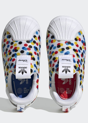 Белые всесезонные кроссовки superstar 360 adidas