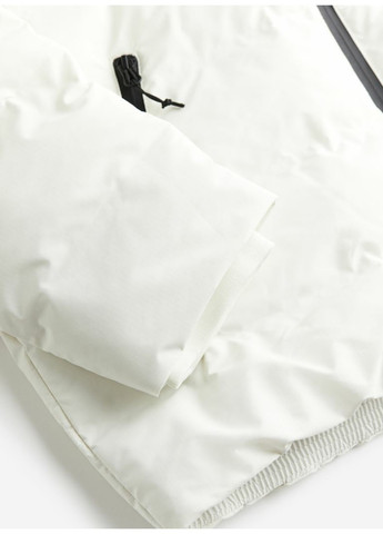 Біла демісезонна чоловіча водовідштовхуюча утеплена куртка н&м (56406) м біла H&M