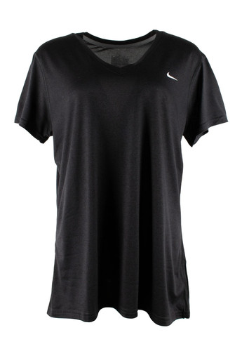 Чорна футболка жіноча dri-fit Nike