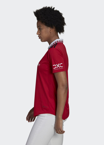 Червона всесезон домашня футболка manchester united 22/23 adidas
