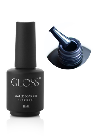 Гель-лак GLOSS 713 (черно-синий), 11 мл Gloss Company (270013750)