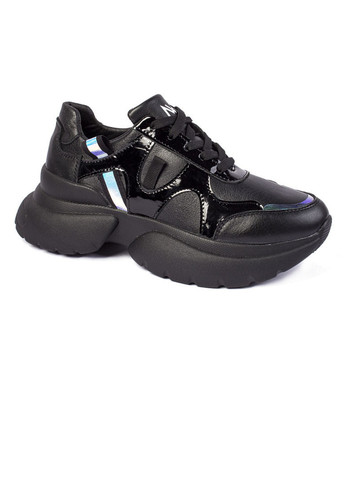 Черные демисезонные кроссовки женские бренда 8400220_(0) ModaMilano