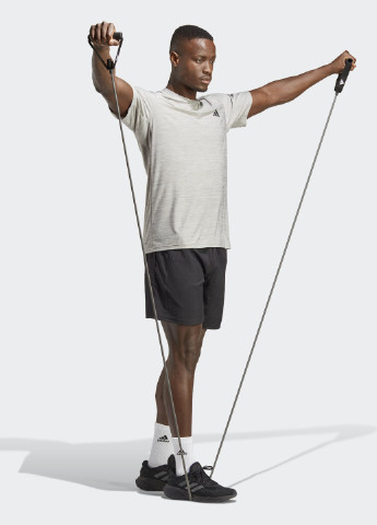 Сіра футболка train essentials stretch training adidas