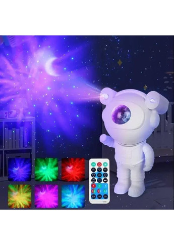 Проектор зоряного неба нічник світильник лампа лазерний світлодіодний з пультом 20х11х9 см (476169-Prob) Космонавт Unbranded (277159316)