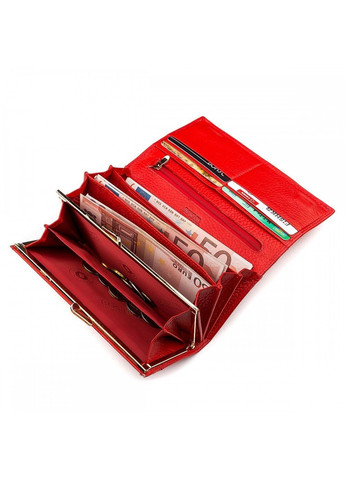 Гаманець з натуральної шкіри 18483 (S6001B) Червоний BOSTON (262523286)