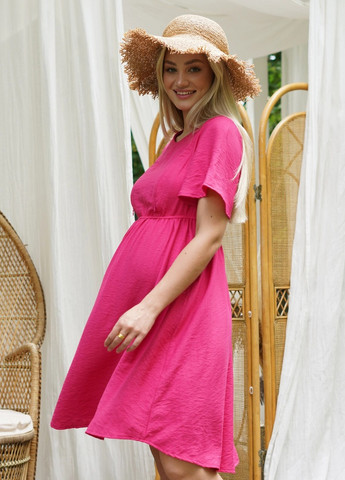 Малинова малинова сукня для вагітних і годуючих мам із секретом для годування з гіпоалергенної тканини To Be