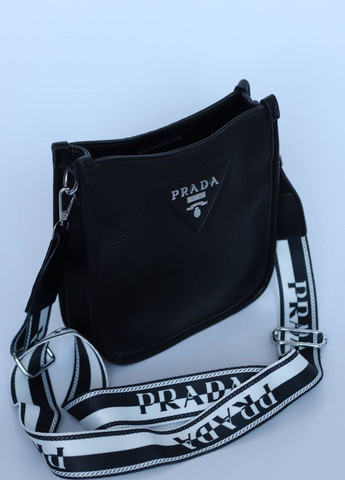 Сумочка з лого Prada black Vakko (273747689)