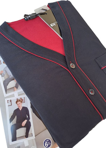 Домашний мужской костюм хлопковый на пуговицах KLY (266700769)