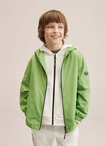 Зеленая демисезонная куртка для мальчика 8794 140 см зеленый 65735 Mango