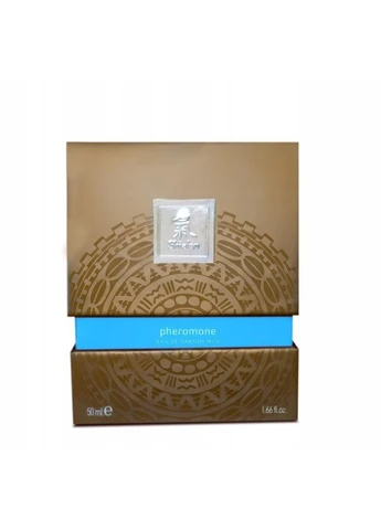 Духи с феромонами мужские SHIATSU Pheromone Fragrance men lightblue 50ml Hot (258551446)