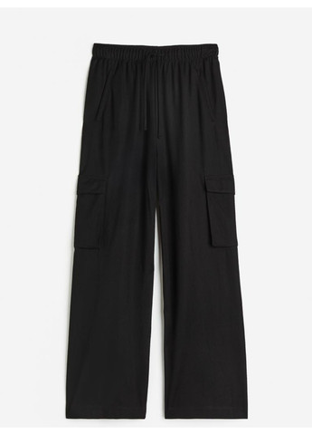 Жіночі штани карго Н&М (55617) XS Чорні H&M (258744240)